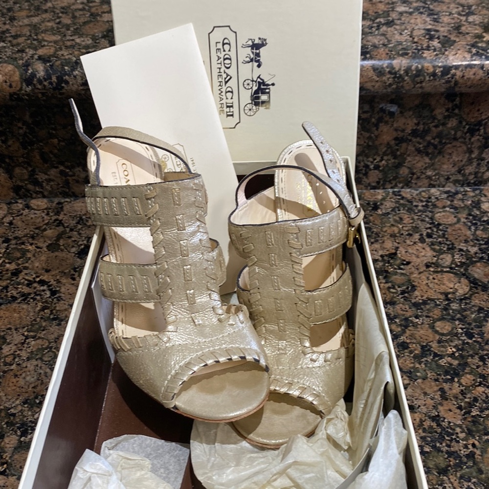 Coach Gold shoes